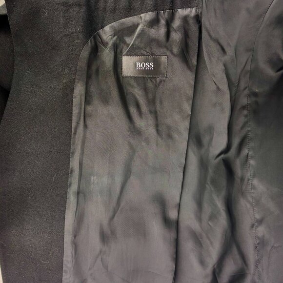 SALE! Vintage 90's Hugo Boss Edison US 100% Virgin Wool Sport Coat 44R - Picture 5 of 7
